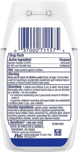 Crest Complete Plus Scope 3-in-1 Teeth Whitening Liquid Gel Toothpaste 4.6 Ounce (Pack of 6) in Saudi Arabia