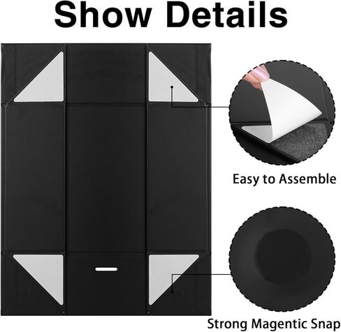 5 عبوات من علب الهدايا الكبيرة مع أغطية، علب هدايا مغناطيسية مقاس 13 × 9 × 4 بوصة مع غطاء وشريط للهدايا، لعيد الميلاد، وعيد الأم، وأعياد الميلاد، وهدايا الزفاف، وهدايا حفلات الزفاف (أبيض) in Kuwait
