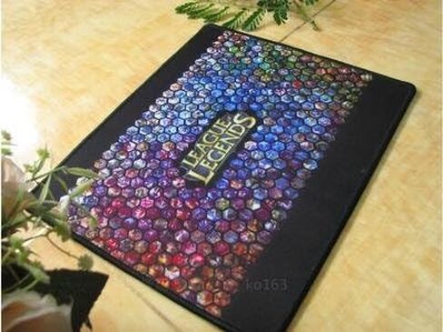 Gaming Gamer LOL League Legend Huge All Hero Logo Mouse Pad High Sensitivity Waterproof Nonskid in Kuwait