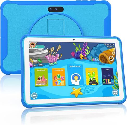 okulaku Kids Tablet 10.1 inch Android Toddler Tablet 32GB Tablet for Kids APP Preinstalled & Parent Control Kids Learning Tablet WiFi Camera YouTube Tablet for Boys Girls in Saudi Arabia