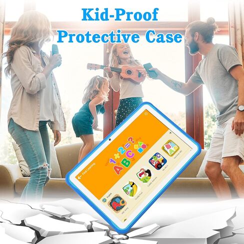 okulaku Kids Tablet 10.1 inch Android Toddler Tablet 32GB Tablet for Kids APP Preinstalled & Parent Control Kids Learning Tablet WiFi Camera YouTube Tablet for Boys Girls in Saudi Arabia