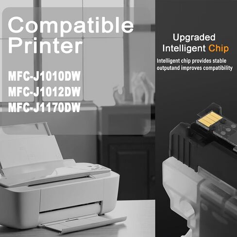 5-Pack LC401XL Ink Cartridges Replacement for Brother LC401XL LC401 High Yield Work with MFC-J1010DW MFC-J1012DW MFC-J1170DW Printer (2 Black, 1 Cyan, 1 Magenta, 1 Yellow) in Saudi Arabia