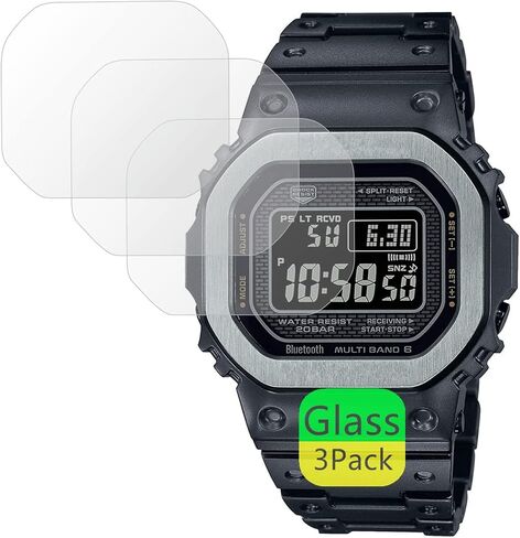 Compatible for Casio GMW-B5000 Tempered Glass Screen Protector (3 Pack) Compatible for G-Shock GW-5000 Series Protector in Saudi Arabia