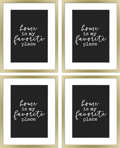 ArtbyHannah 3 Pack 5x7 Gold Picture Frame Sets for Wall Mount and Table Top Display, Modern Gallery Wall Frame Set for Photo Display and Home Decoration in Saudi Arabia