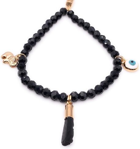 سوار من خرز كريستال أزاباتشي الأصلي من ليزلي بولز للنساء مجوهرات الحظ والحماية in Kuwait