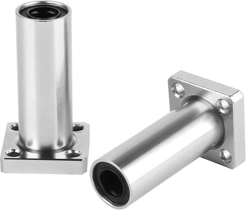 حزمة من 2) LMKL8UU محامل كروية خطية طويلة للغاية مربعة الشكل مزدوجة الجوانب محكمة الغلق مطاطية، قطر تجويف 8 مم، 15 مم OD، طول 45 مم in Kuwait