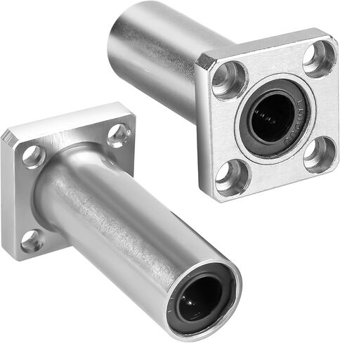 حزمة من 2) LMKL8UU محامل كروية خطية طويلة للغاية مربعة الشكل مزدوجة الجوانب محكمة الغلق مطاطية، قطر تجويف 8 مم، 15 مم OD، طول 45 مم in Kuwait