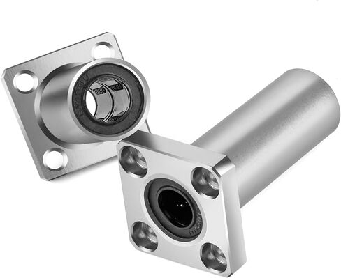 حزمة من 2) LMKL8UU محامل كروية خطية طويلة للغاية مربعة الشكل مزدوجة الجوانب محكمة الغلق مطاطية، قطر تجويف 8 مم، 15 مم OD، طول 45 مم in Kuwait