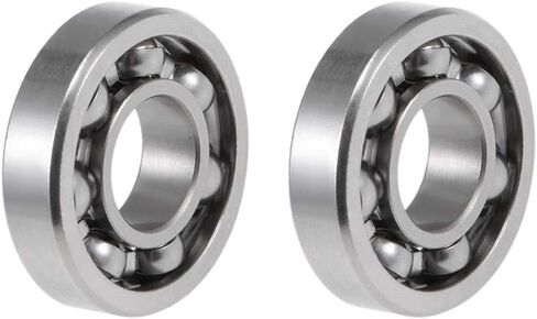 uxcell R6 Deep Groove Ball Bearing 3/8-inchx7/8-inchx7/32-inch Open Type Z2 Lever Bearings 10pcs in Saudi Arabia
