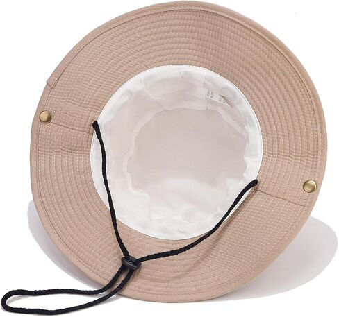 Sun Hats for Women Men Brim Up Down Cowboy Hat Windproof Fishing Cap Packable Summer Beach Bucket Hat in Saudi Arabia