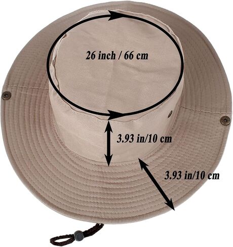 Sun Hats for Women Men Brim Up Down Cowboy Hat Windproof Fishing Cap Packable Summer Beach Bucket Hat in Saudi Arabia