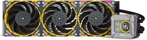 Yeston*Zeaginal ZC-Zeus 360/240 Radiator Liquid CPU Cooler LCD Screen Water Cooling Radiator ARGB synchronous PDB Bearing Fan Fits Intel LGA1700/1200/115X AMD AM5/AM4/AM3 (White, 360) in Saudi Arabia