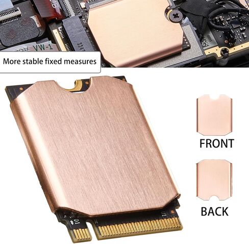 Steam Deck SSD Heatsink Thermal Pad: Haojiaho M.2 2230 NVME SSD Copper Heat Sink with Cooling Thermal Pads for Steam Deck 2230 SSD, SabrentRocket 2230, Rog Ally ssd, Back Cover Opening Tools in Saudi Arabia