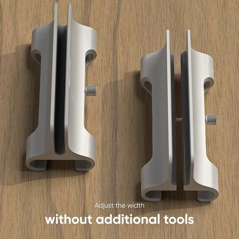 حامل كمبيوتر محمول عمودي من ONKRON للمكتب متوافق مع أجهزة الكمبيوتر المحمول MacBook Pro Air وHP وDell مقاس 10-15.8 بوصة - حامل عمودي MacBook قابل للتعديل - حامل تبريد للكمبيوتر المحمول من الألومنيوم (DN02) فضي in Kuwait