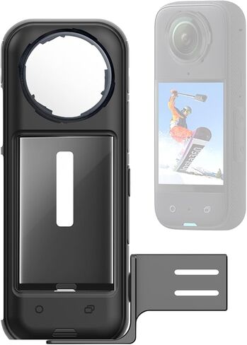 XBERSTAR Camera Protective Accessories Kit for Insta 360 X4 Include Silicone Protective Cover/Screen Protectors/Camera Case Lens Guard (Microphone Expansion Set) in Saudi Arabia