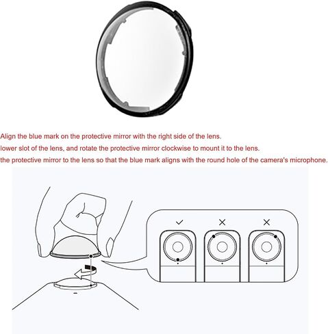 XBERSTAR Camera Protective Accessories Kit for Insta 360 X4 Include Silicone Protective Cover/Screen Protectors/Camera Case Lens Guard (Microphone Expansion Set) in Saudi Arabia