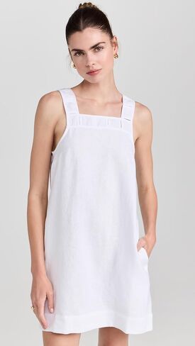 فستان قصير بدون أكمام مطرز بجورجيا للنساء من Madewell in Saudi Arabia