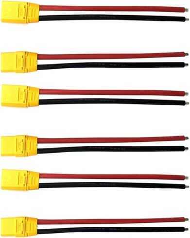 3 أزواج 6 قطعة عالية التيار أمبير شحن RC شاحن بطارية XT90 XT 90 التوصيل مع غطاء ذكر موصل سالب سلك أسلاك التوصيل المصنوعة 12awg 100 مللي متر in Kuwait