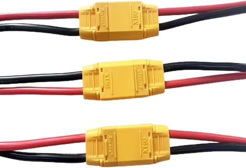 3 أزواج 6 قطعة عالية التيار أمبير شحن RC شاحن بطارية XT90 XT 90 التوصيل مع غطاء ذكر موصل سالب سلك أسلاك التوصيل المصنوعة 12awg 100 مللي متر in Kuwait