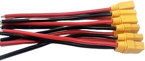 3 أزواج 6 قطعة عالية التيار أمبير شحن RC شاحن بطارية XT90 XT 90 التوصيل مع غطاء ذكر موصل سالب سلك أسلاك التوصيل المصنوعة 12awg 100 مللي متر in Kuwait