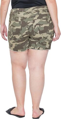 Royalty For Me Womens Women's Plus Size High Rise Elastic Waist Shorts in Saudi Arabia