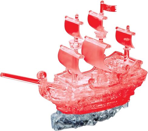 كن في حيرة | لغز كريستال أصلي ثلاثي الأبعاد فاخر من سفينة القراصنة، للأعمار من 12 عامًا فما فوق in Kuwait