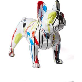 Bulldog Statue Sculpture Animal Figurine Modern Decor Table Centerpiece Crafts Home Gifts Polyresin Arts 17 inch