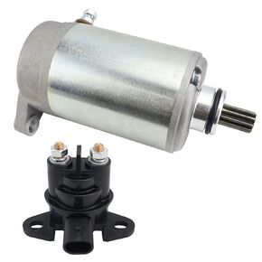 Starter Motor & Solenoid Relay for Can-Am Commander 800 800R, Outlander Renegade 500 570 650 800 800R 850, 420-684-566 420-684-560 420-684-562 428000-3580