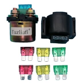 Starter Solenoid Relay Compatible with Honda CRF230 CRF230F CB CBR CBX CMX CRF CX GB GL NT NX VF VT VTR XL XLV 150 230 230F 250 400 450 500 600 650 700 750 900 1000 1100 1200 1500 Z178