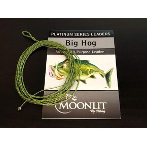 Moonlit - Platinum Big Hog Fly Leader