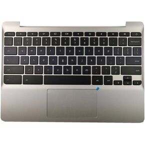 Replacement for HP chromebook 11 G5 11-V000NR V002DX V010NR V010WM V011DX V031NR V069CL Laptop Upper Case Palmrest Keyboard Touchpad Assembly Part 855623-001 900818-001 Top Cover