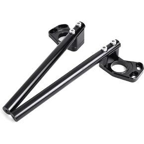 Handlebar Clip Ons for Kawasaki Ninja 250/300/EX300 2013-2018 Ninja 250R 2008-2012 a set with Bar Ends+Fork Adjusters+Yoke Nut Set