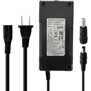 Abakoo 58.8V 4A Fast Battery Charger for 48V (51.8V 52V) 14S Lithium Battery Pack with DC 5.5x2.1mm / 5.5x2.5mm Plug