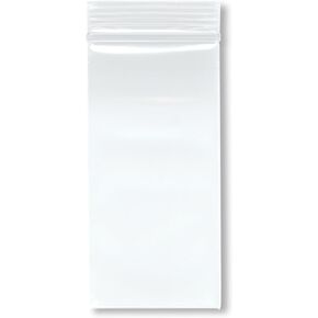 Plymor 2" x 4" (Pack of 100), 4 Mil Heavy Duty Zipper Reclosable Plastic Bags