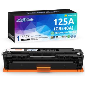 INK E-SALE 1 Pack Remanufactured Toner Cartridge Replacement for HP 125A CB540A Canon 116 Black Toner for HP Color LaserJet CP1215 CP1515n CP1518ni CM1312 CM1312nfi MFP CP1513n CP1514n Printer