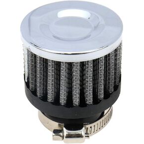 25mm Inlet Motorcycle Air Filter Replacement Cylindrical Intake Mesh Filter Accessory