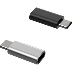 2-Pack Lighting to USB-C Adapter Charging Cables Fast Charging & Data Transfer Compatible with iPhone 15 Pro Max Plus, Type-C Connectors Not for Audio