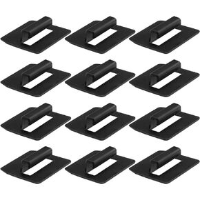 The Lord of the Tools 12Pcs Car Sunshade Curtain Clip Replacement Compatible with Tesla Model 3/ Model Y/Model S/Model X Sunroof Sunshade Clips 40x33mm/ 1.57x1.3inch
