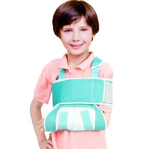Kids Arm Sling, Medical, Breathable, Soft & Comfort, Adjustable, Children Pediatric Rotator Cuff, Elbow Support for Broken, Fractured Arm & Shoulder Injury, Immobilizer Band