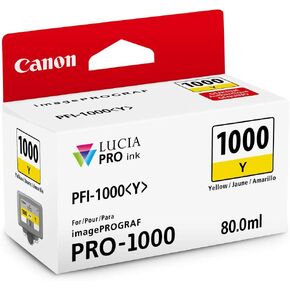 CanonInk Canon 0549C002 Lucia PRO PFI-1000 Yellow Individual Ink Tank