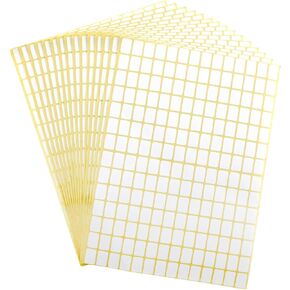 2940Pcs White Labels Stickers Tiny Price Tags Stickers 0.35 x 0.5 Inch Mailing Address Labels for Containers Jars Boxes Office Kitchen