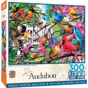 MasterPieces 300 Piece EZ Grip Jigsaw Puzzle - An American Birdhouse - 18"x24"