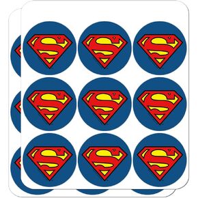 Superman Classic S Shield Logo Planner Calendar Scrapbooking Crafting Stickers