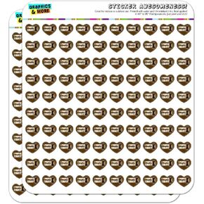 I Pooped Today Jumping for Joy Heart Shaped Planner Calendar Scrapbook Craft Stickers
