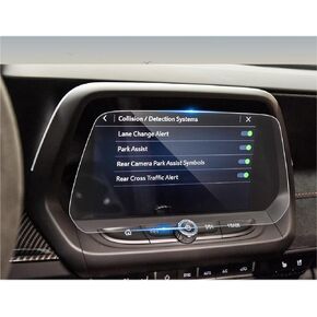CDEFG for Chevy Chevrolet Camaro Accessories 2016-2024 Screen Protector (1LT/ 2LT/ 3LT/ LT1/ 1SS/ 2SS/ ZL1) TouchScreen Radio Display Cover 2024 2023 2022 2021 2020 2019-2016 (8 Inch Tempered Glass)