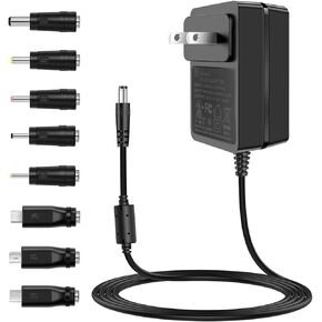 DC 5V Power Supply, 5 Volts 3Amps AC DC Power Adapter, USB C Charger for 5Vdc 3A 2A 1A iPhone Charger Cord/Massager Gun/Sony Bluetooth Speaker/Earbuds Headphones/IP Phone and More.
