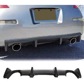Rear Bumper Diffuser Lip Compatible with 2003-2008 Nissan 350z Fairlady Z33 Rear Diffuser
