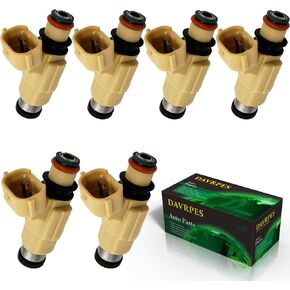 6PCS 69J-13761-00-00 Fuel Injectors Fuel Spray Nozzle 4 Holes Disc Engine For Yamaha F200 200HP F225 225HP Four Stroke Outboard 2002-2012 Replace#CDH240｜69J137610000