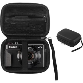 4K Digital Camera Case Compatible with KVUTCIEIN/Canon PowerShot G7X Camera,Cameras bag for Femivo/AiTechny/VAHOIALD/Bifevsr Vlogging Camera (Black)