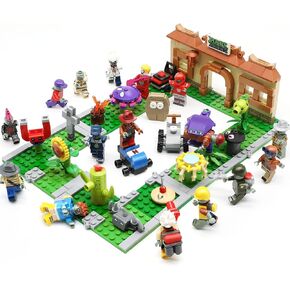 Maikerry Plants and Zombies Toys vs PVZ Assembly Toys Action Figures Set Great Gifts for Kids and Fans,Birthday and Party (678 pcs)